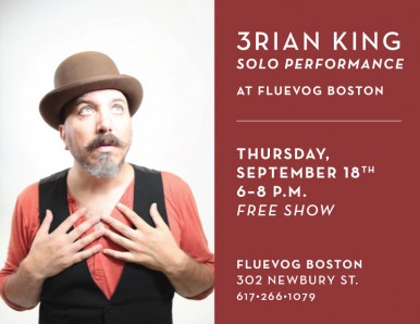 3rian King’s Solo Performance at Fluevog Boston