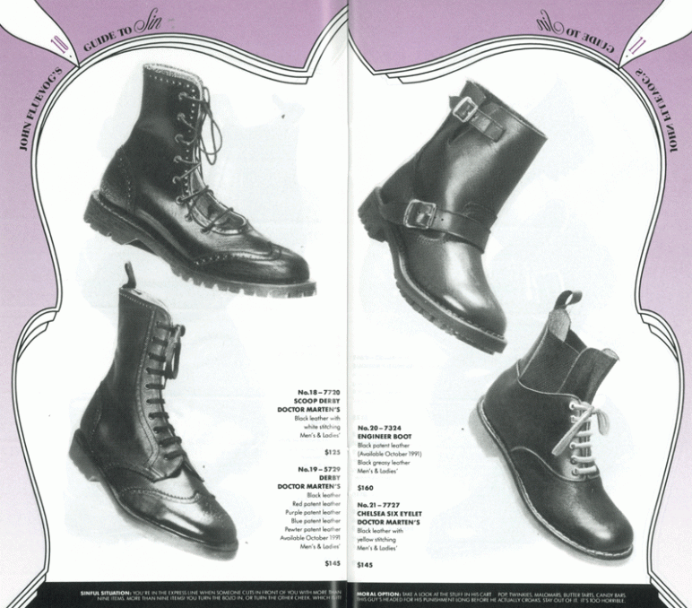 WAY BACK WEDNESDAY | JOHN FLUEVOG’S GUIDE TO SIN