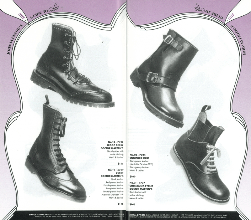 WAY BACK WEDNESDAY | JOHN FLUEVOG’S GUIDE TO SIN