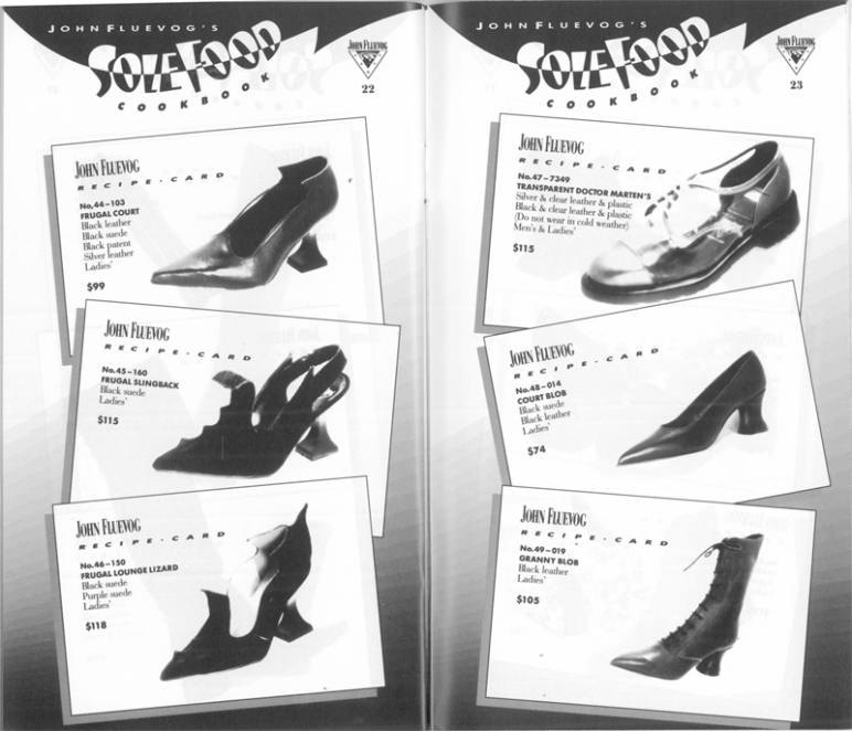 Way Back Wednesday: Academy of Cuisine Sole Food Cookbook & Shoe Catalogue