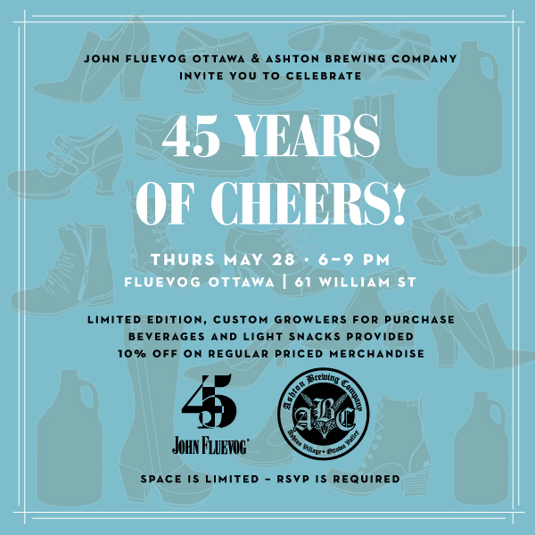 CELEBRATING 45 YEARS OF CHEERS IN OTTAWA