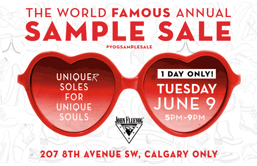 Sample Sale in Calgary this June