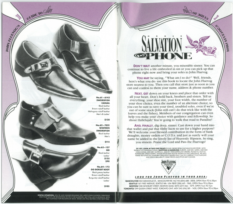 Way Back Wednesday: John Fluevog’s Guide to Sin