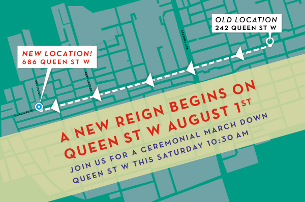 We’re Moving – Join us for the Ceremonial March on Saturday!