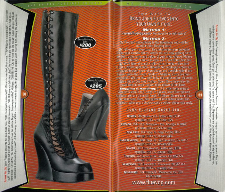 Way Back Wednesday: The Thirty Possible Futures of John Fluevog