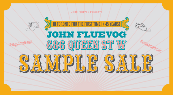 Sample Sale in Toronto this November!