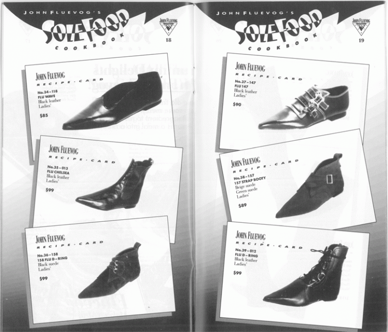 Way Back Wednesday: Academy of Cuisine Sole Food Cookbook & Shoe Catalogue
