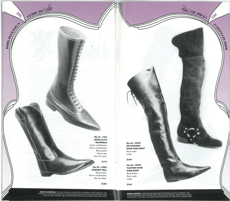 Way Back Wednesday: John Fluevog’s Guide to Sin
