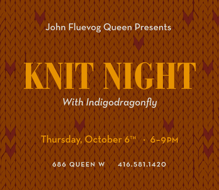 Autumn Knit Night at 686 Queen