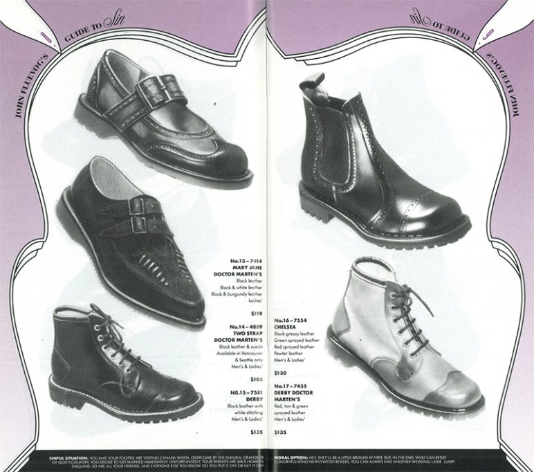 Way Back Wednesday: John Fluevog’s Guide to Sin
