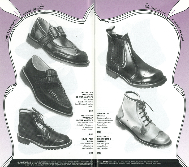 Way Back Wednesday: John Fluevog’s Guide to Sin