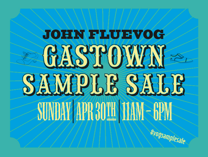 Fluevog Sample Sale in Gastown