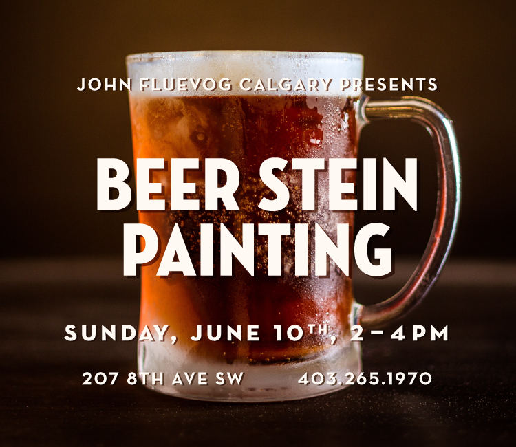 Father’s Day Beer Stein Painting in Calgary!