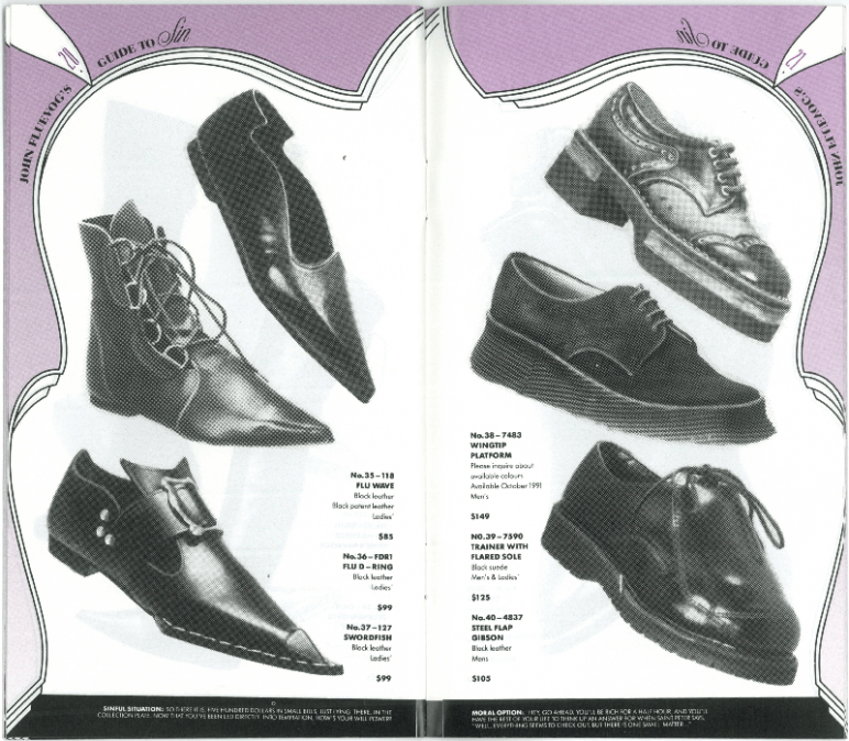 Way Back Wednesday: John Fluevog’s Guide to Sin