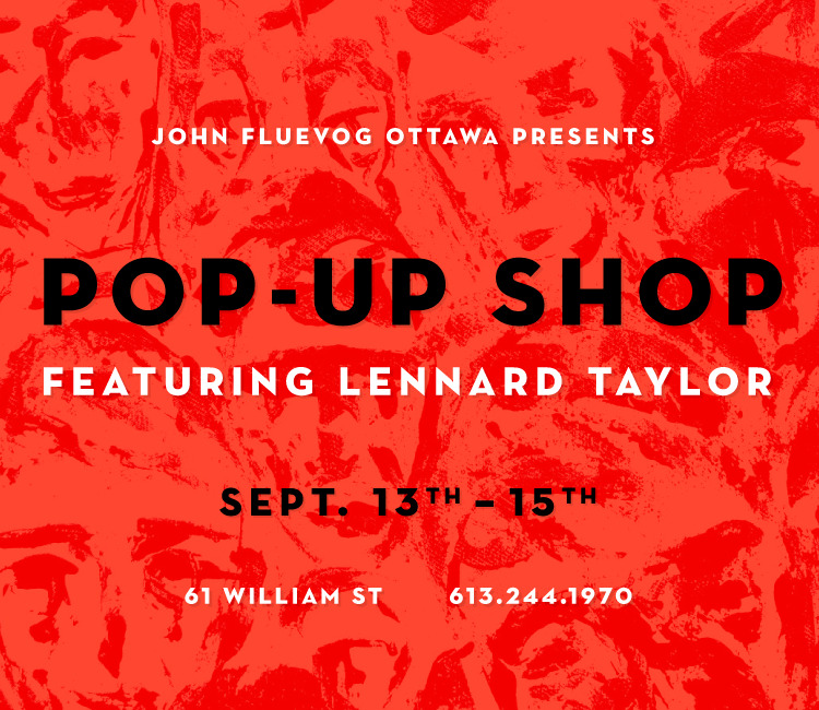 Lennard Taylor Pop-up Shop in Ottawa