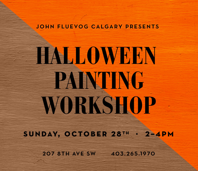 Halloween Painting Workshop in Calgary!