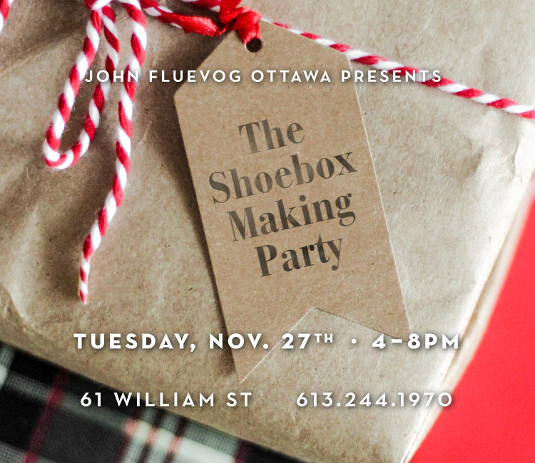 shoebox making party
