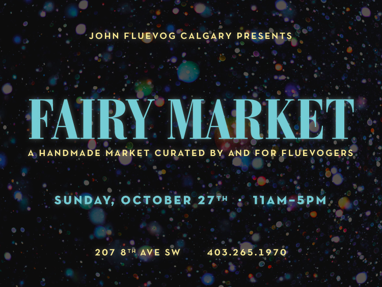 Fairy market in Calgary poster