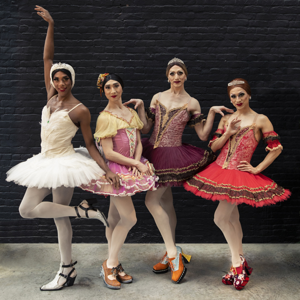 Les Trockadero wearing Fluevog Shoes