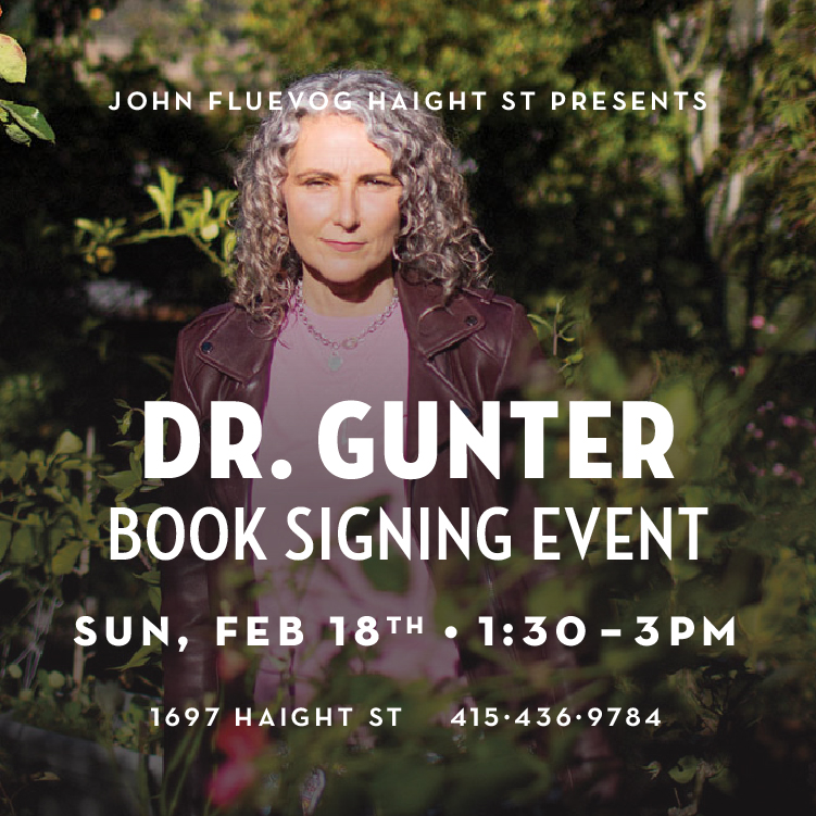 John Fluevog Haight St Presents: Dr. Gunter Book Signing Event. Sun, Feb. 18th, 1:30-3pm. 1697 Haight St. 415-436-9784.