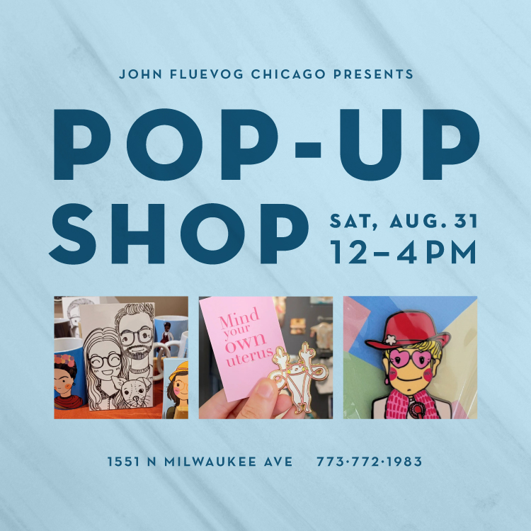 John Fluevog Chicago Presents: Pop-Up Shop. Saturday, August 31, 12-4pm
