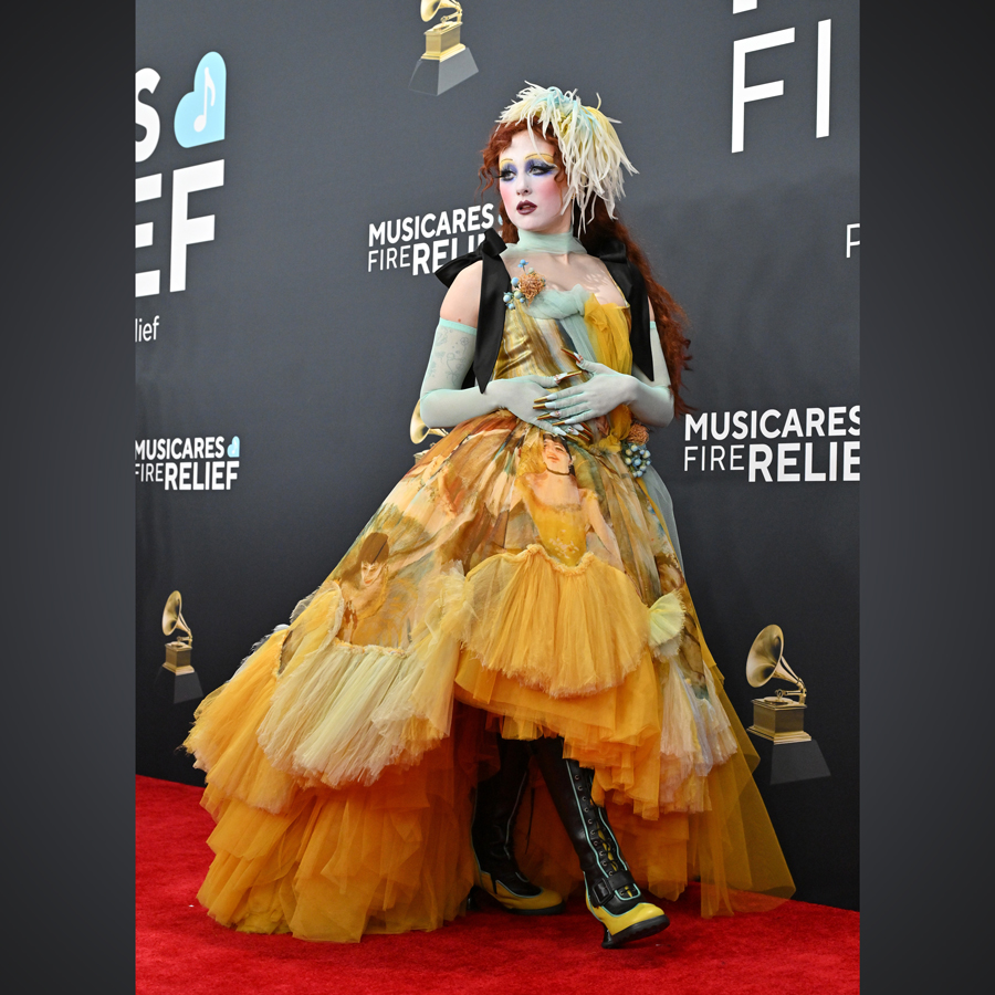 Chappell Roan Steps Out in One-of-a-Kind Fluevog Boots for the 2025 Grammy Awards!
