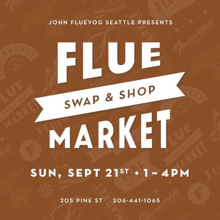 John Fluevog Seattle presents Swap & Shop! Join us Sun, Sept 21st • 1–4pm. 205 Pine St 206-441-1065