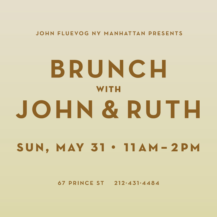 Brunch with John & Ruth at Fluevog NY Manhattan