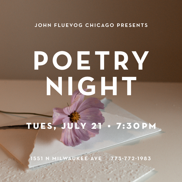 John Fluevog Chicago presents Poetry Night